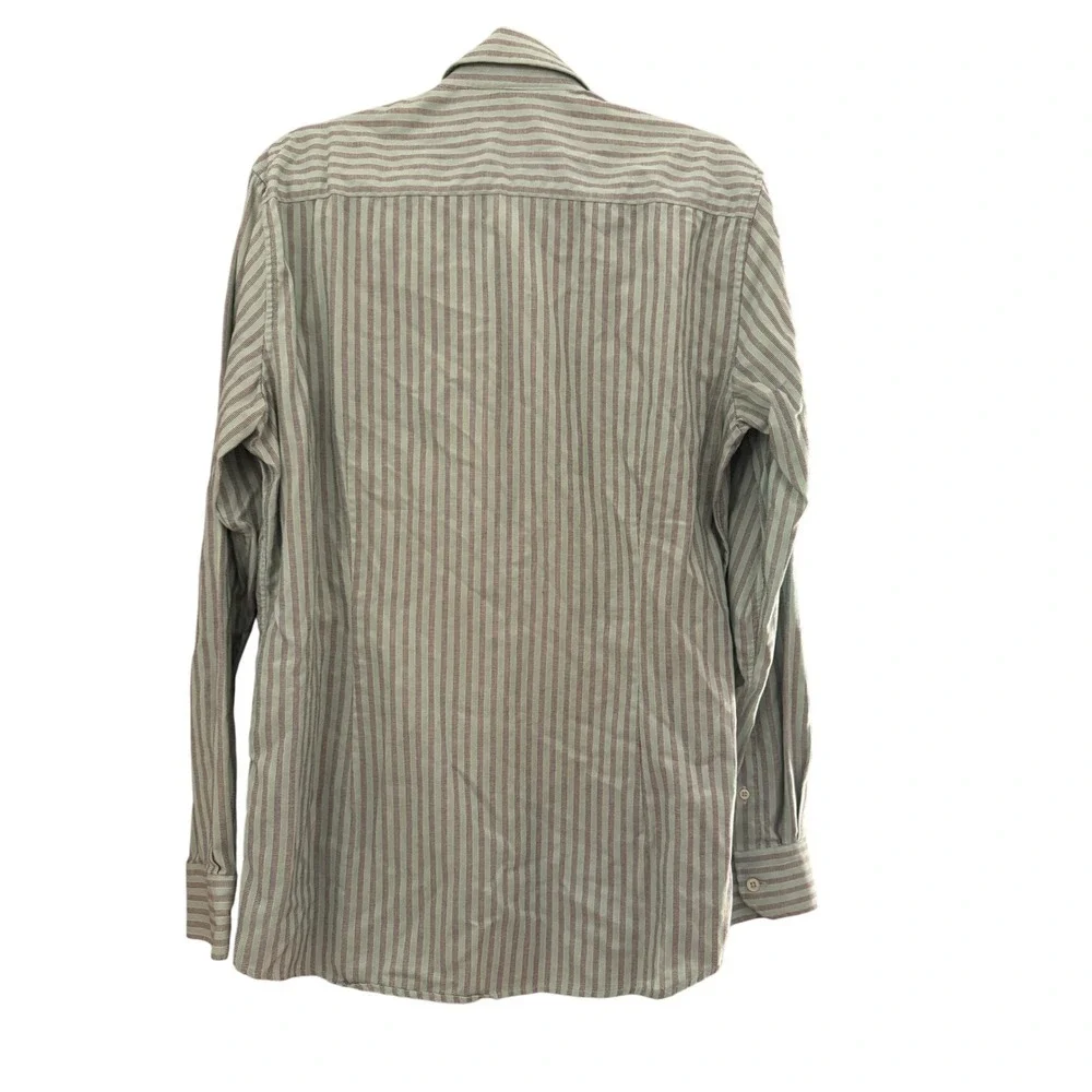 Robert Graham Tailored Fit Striped Long Sleeve Button Down Shirt Men's Large